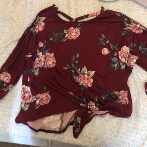 Cute floral long sleeve